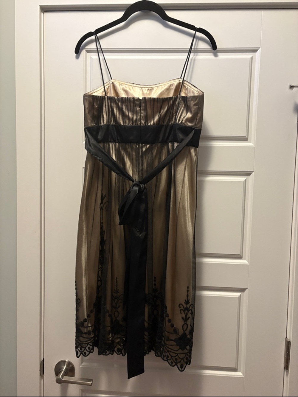 ✨ Dressbarn Collection Elegant Embroidered Mesh Dress Size 8 ✨ - Picture 8 of 9